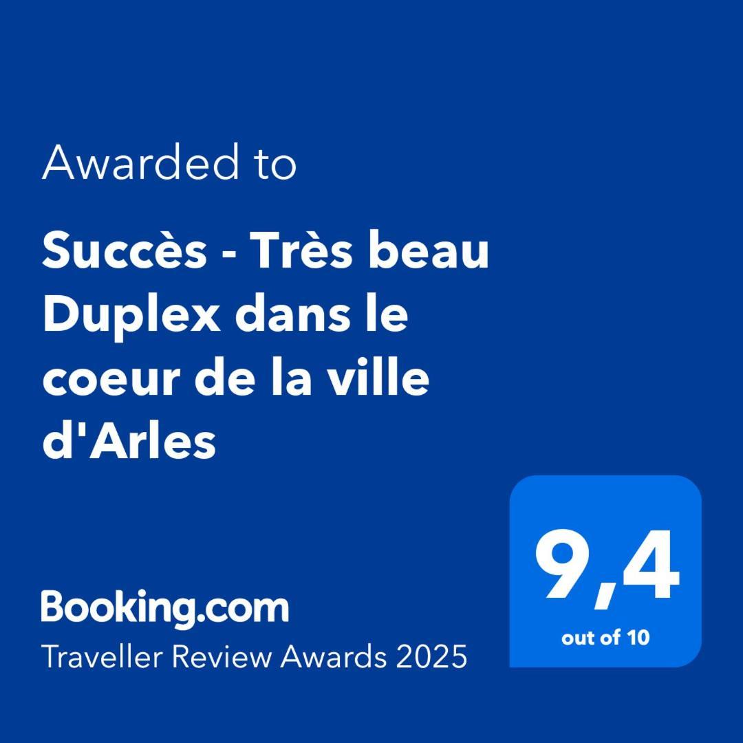 Succes - Tres Beau Duplex- Coeur D'Arles- Climatisation Apartment ภายนอก รูปภาพ